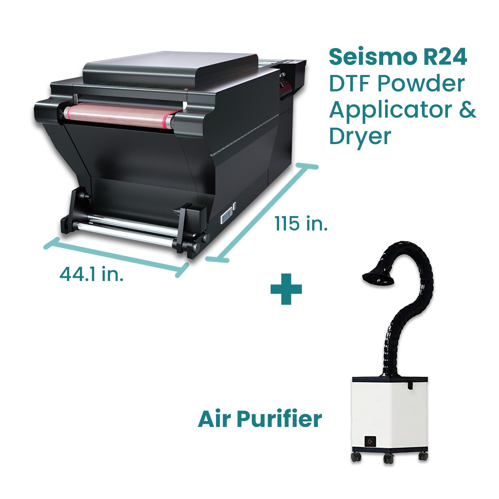 Seismo R24 DTF Powder Shaker and Dryer