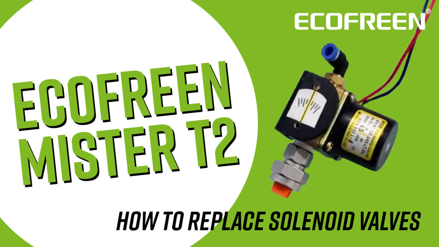 Ecofreen - How to replace solenoid valves on Mister-T2 DTG pretreatment machine