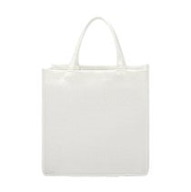 Color Prime - Medium Size White Linen Jute Bag-30*30*19cm Pack - 10pcs