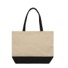 Color Prime - Dark Linen Shopping Bag With Black Base-H36*W48CM Pack - 10pcs
