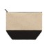 Color Prime - Dark Linen Cosmetic Bag With Black Base-H18.5*W24CM Pack - 10pcs