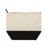 Color Prime - Natural Linen Cosmetic Bag With Black Base-H18.5*W24CM Pack - 10pcs