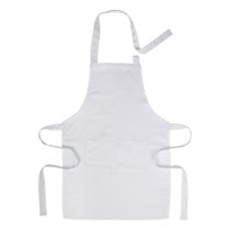 Color Prime - Kids White Color Economy Apron Pack - 10pcs