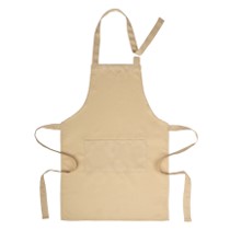 Color Prime - Kids Khaki Color Economy Apron Pack - 10pcs