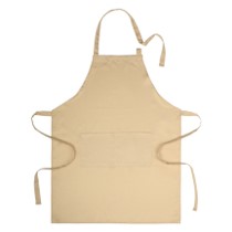 Color Prime - Adults Khaki Color Economy Apron Pack - 10pcs