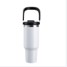 Color Prime - 40 OZ Travel Mug with Portable Handle -Glossy white  Pack - 16pcs