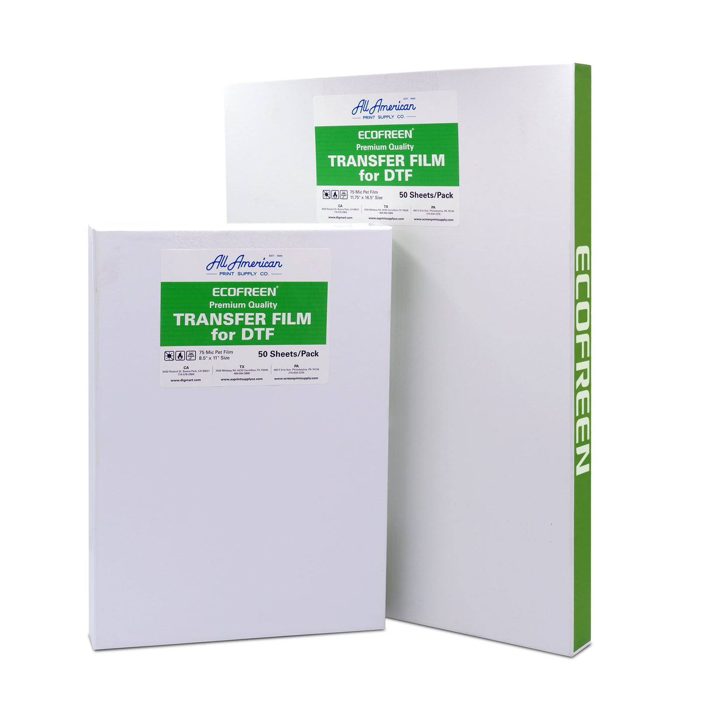 Ecofreen Transfer Film for Direct to Film