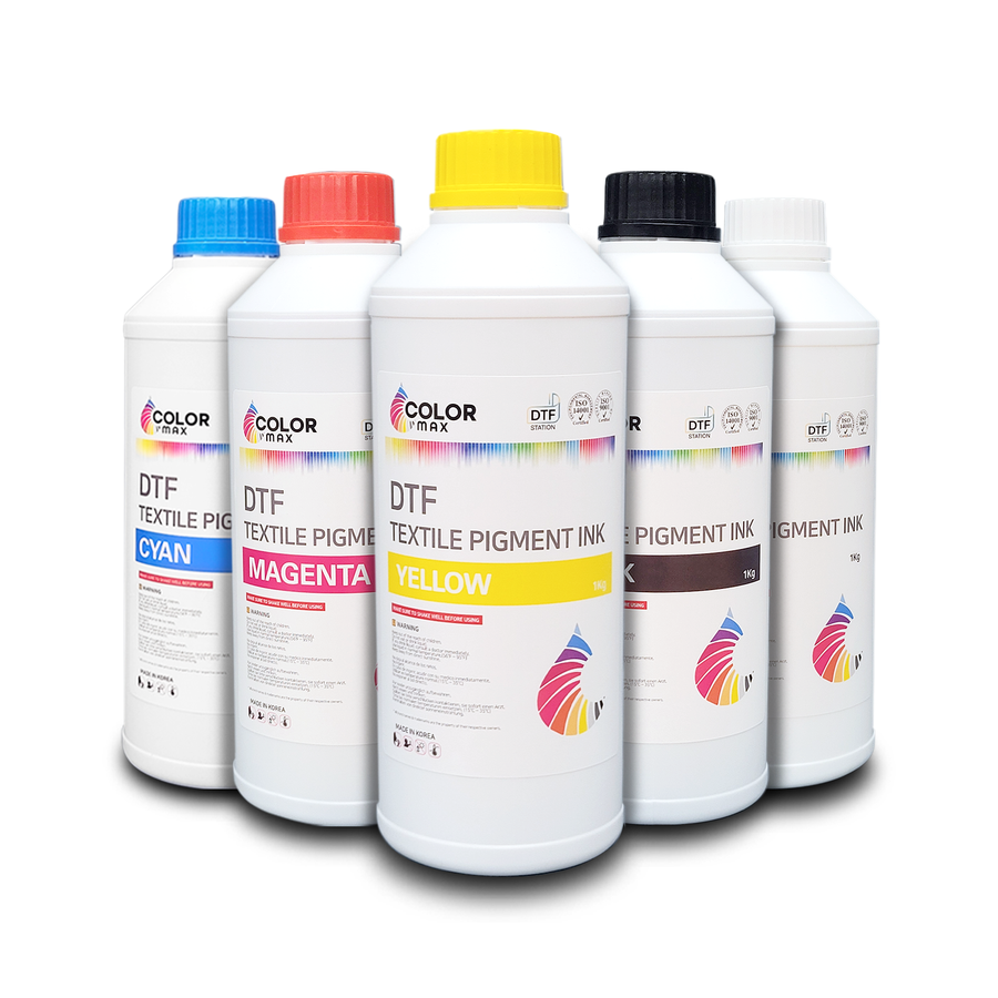 Color Max DTF Direct to Film Ink complete set